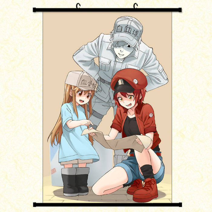 Wall Scroll - Cells at Work
