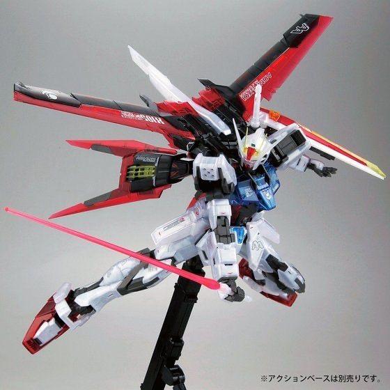PRE-ORDER MG 1/100 The Gundam Base Limited Aile Strike Gundam Ver.RM Clear Color Plastic Model Limited 186267