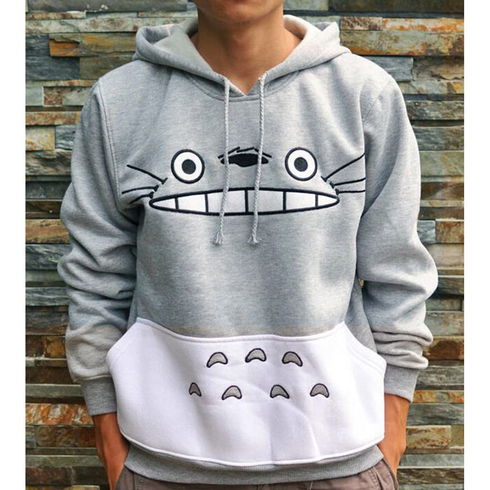 Totoro Hoodie Casual Sweatshirt Jumper Hoodie Clothes