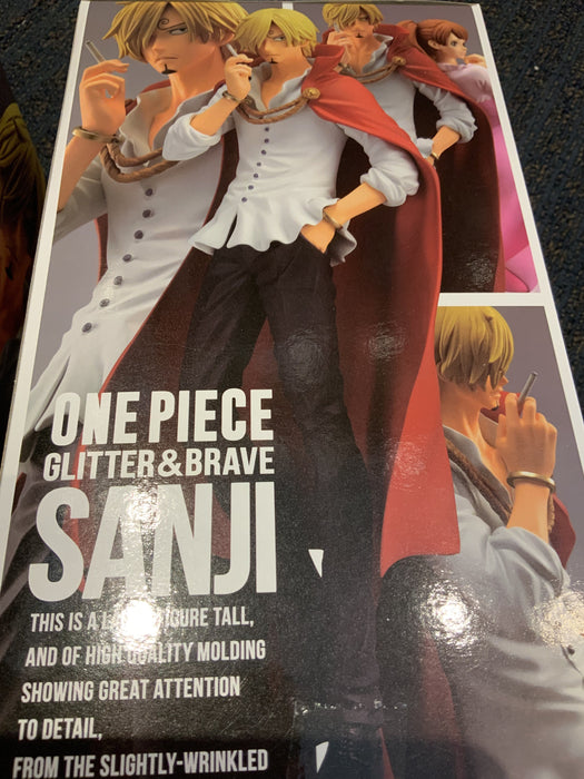 Banpresto One Piece Glitter & Brave VINSMOKE Sanji | Figura Collezionabile Ufficiale, Base Inclusa