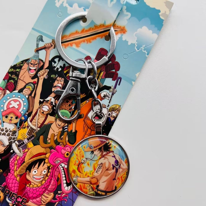 One Piece Ace Keychain