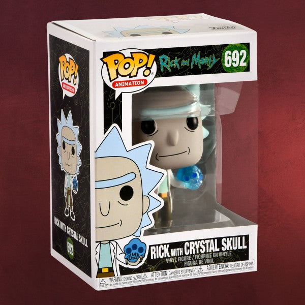 Funko Pop Rick & Morty - Rick w/Crystal Skull Pop!