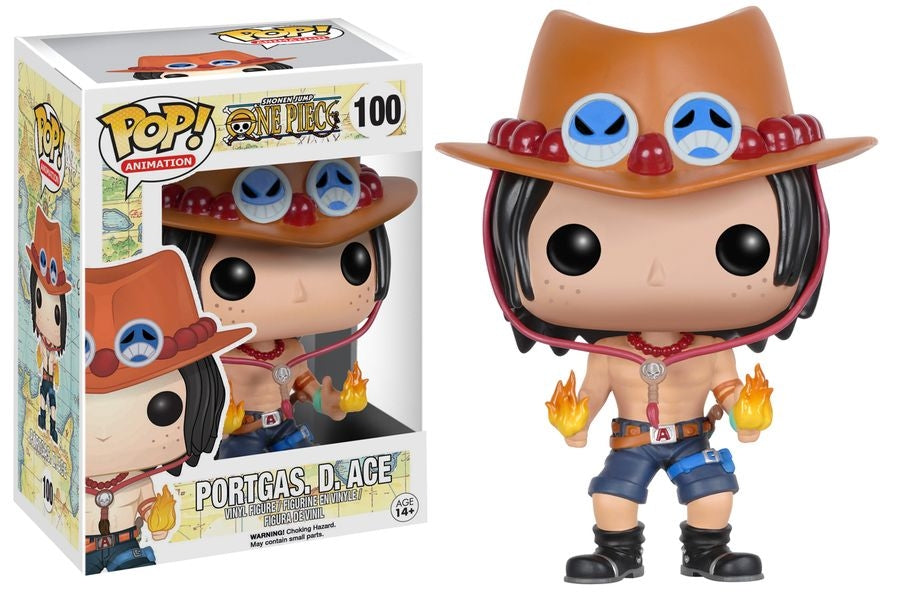 Funko Pop One Piece 100 - Portgas D Ace Pop! Figure