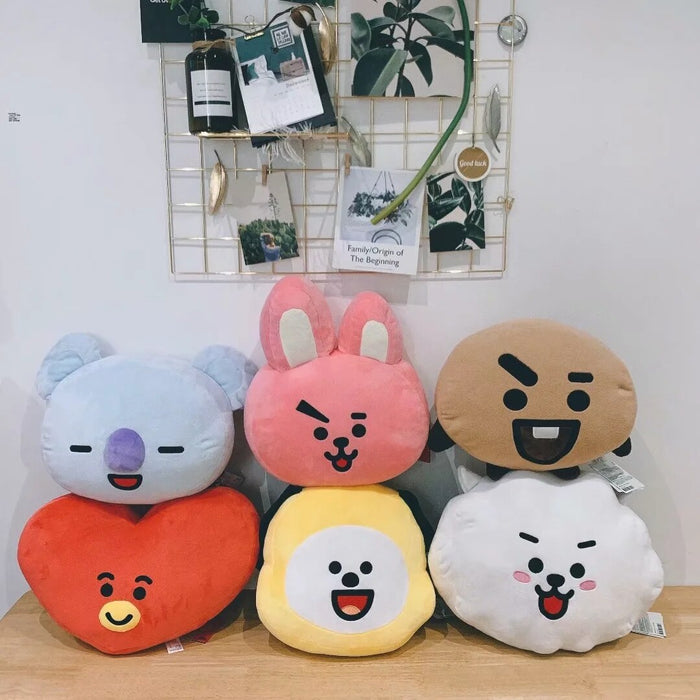 Cute official LINE FRIENDS Plush Pillow Kpop Bangtan Boys Pillow BTS BT21 Plush Toys