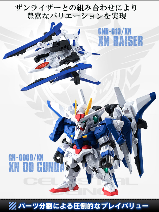 Raiser Set PRE-ORDER Mobile Suit Ensemble EX06B 00 Gundam and XN Raiser Set Limit ...