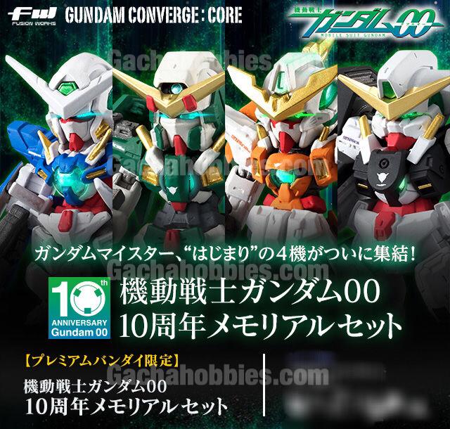 PRE-ORDER FW Gundam Converge: Core Gundam00 10th Anniversary Limited
