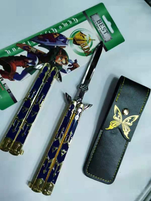 The Legend of Zelda Balisong Trainer (Blunt Blade - Non sharp).