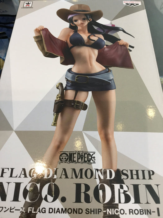 Banpresto One Piece Flag Diamond Ship-Nico. Robin- Prize Figure