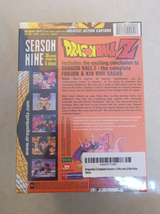 Dragon Ball Z Complete Series DVD Season 1-9 include 54 DVD