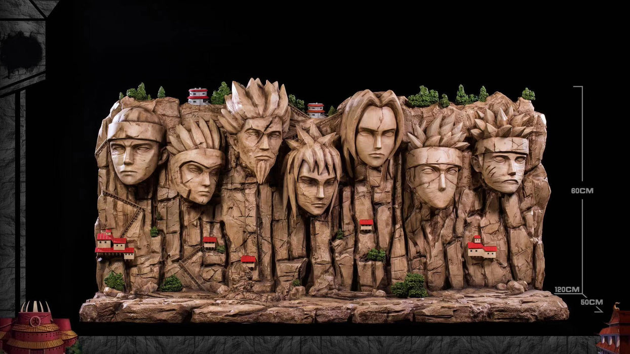 PRE-ORDER Naruto GK Hokage Mountain Platform Figure Statue Resin Model ...
