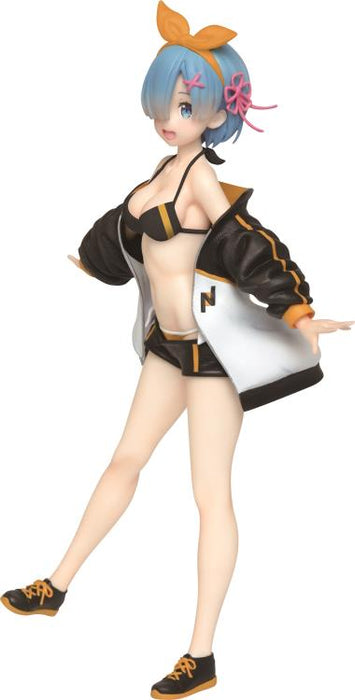 TAITO - Re:Zero Starting Life in Another World Rem Jumper Swimsuit Ver. Renewal Edition Precious Figure