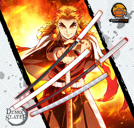 Metal Sword - Demon Slayer - Kyojuro Rengoku Red Nichirin