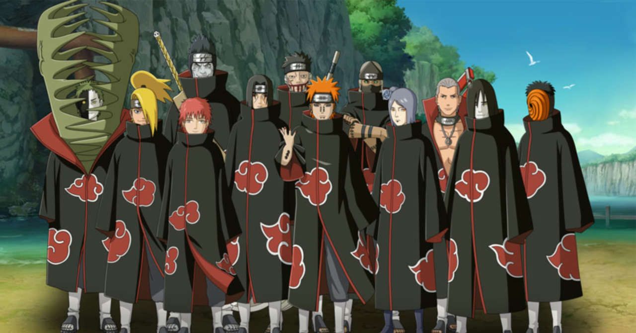 Naruto AKATSUKI CLOAK Cosplay Costume