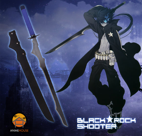 metal sword black rock shooter black star sword 579