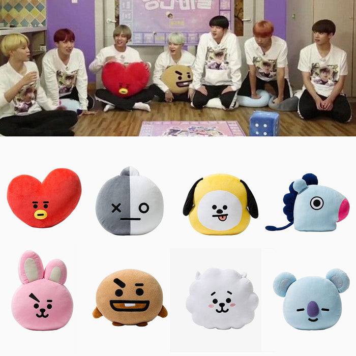 Cute official LINE FRIENDS Plush Pillow Kpop Bangtan Boys Pillow BTS BT21 Plush Toys