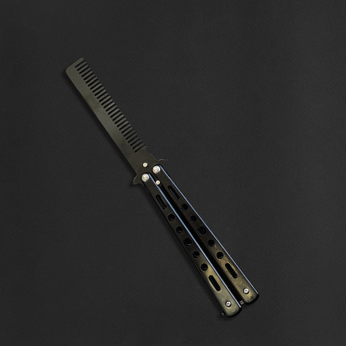 COMB HOLE BUTTERFLY KNIFE