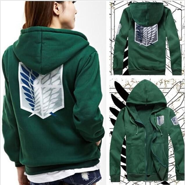 ATTACK ON TITAN Wings of Liberty Freedom SWEATSHIRT JUMPER HOODIE CLOTHES