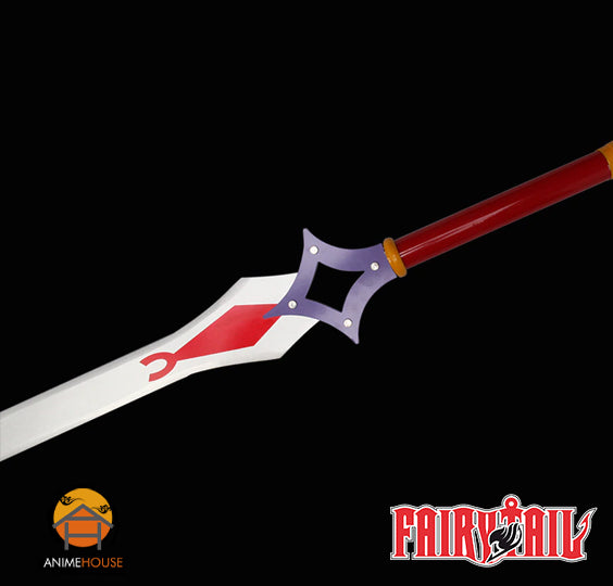 metal sword fairy tail erza scarlet black wing armor sword 585a