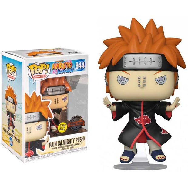 Funko Pop Limited Edition Naruto Shippuden 944 Pain (Almighty Push) Glow In The Dark