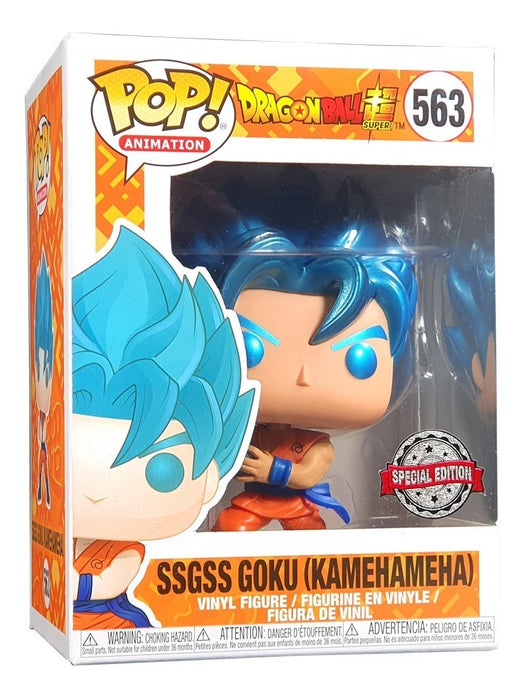 Funko Pop Dragon Ball Z - SSG Goku w/Kamehameha MT  Pop! Special Edition Figure