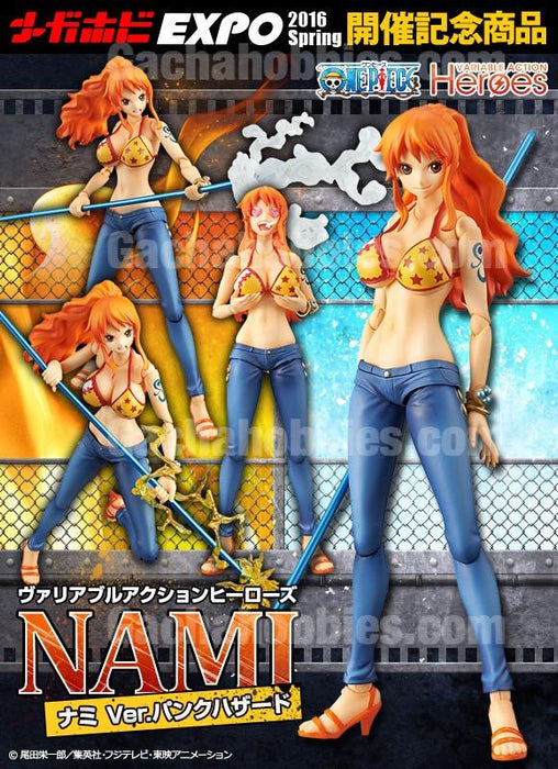 PRE-ORDER One Piece Heroes Nami Action Figure Punk Hazard Island Ver. Limited Figure