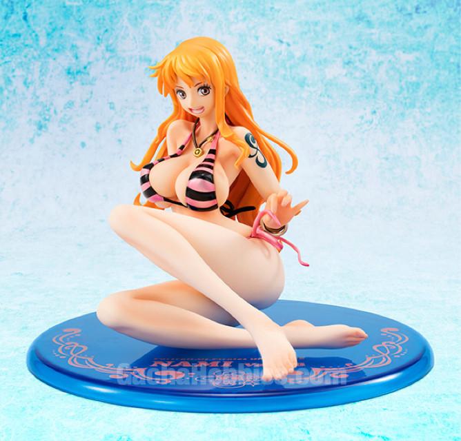 PRE-ORDER Portrait of Pirates One Piece Limited Nami BB Ver Pink 1/8 PVC Figure