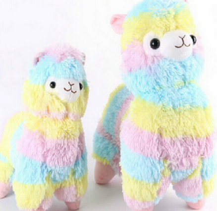 18CM/38CM/48CM Rainbow Llama / Alpaca Llama Plush Toy