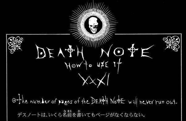 Death Note Manga Books