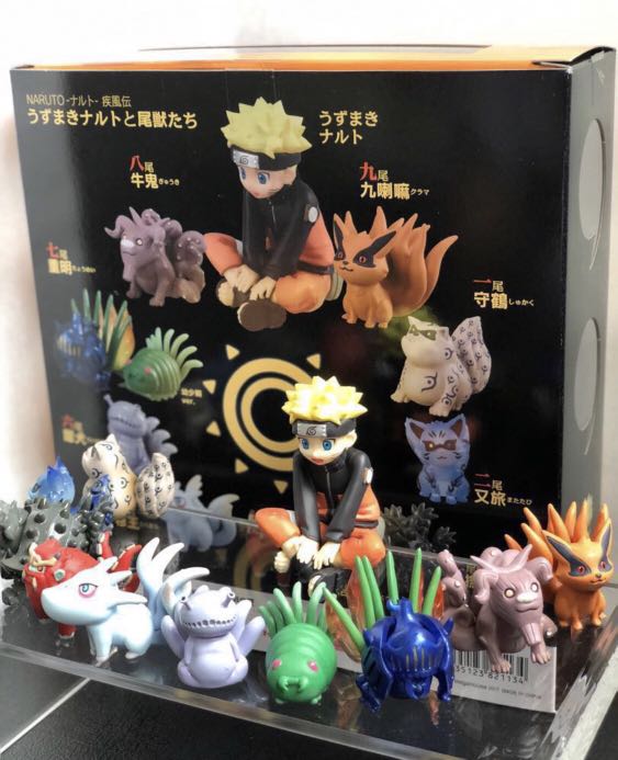 MEGA HOUSE G.E.M. SERIES NARUTO SHIPPUDEN VORTEX NARUTO AND TAILED BEASTS LIMITED EDITION FIGURE