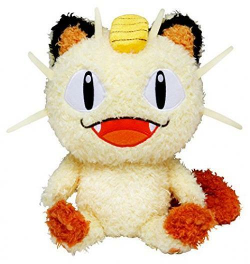 Sekiguchi Pocket Monster Series - Pokemon Meowth Plushy