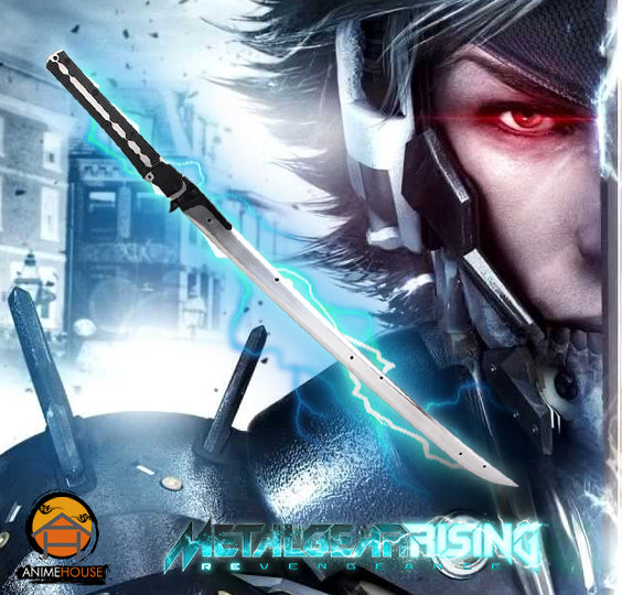 metal gear raiden sword Metal Katana / Sword Raiden sword Metal Gear Rising (489D) — Anime House ANZ