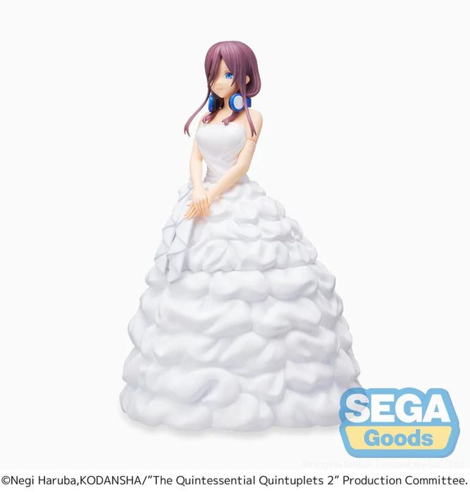 SEGA The Quintessential Quintuplets Season 2: Miku Nakano (Bride Version) SPM Figure