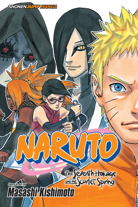 Naruto: The Seventh Hokage and the Scarlet Spring Manga book