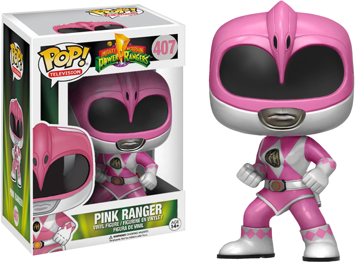Funko Pop Power Rangers - Metallic Pink Ranger Pop! Vinyl Figure (RS ...