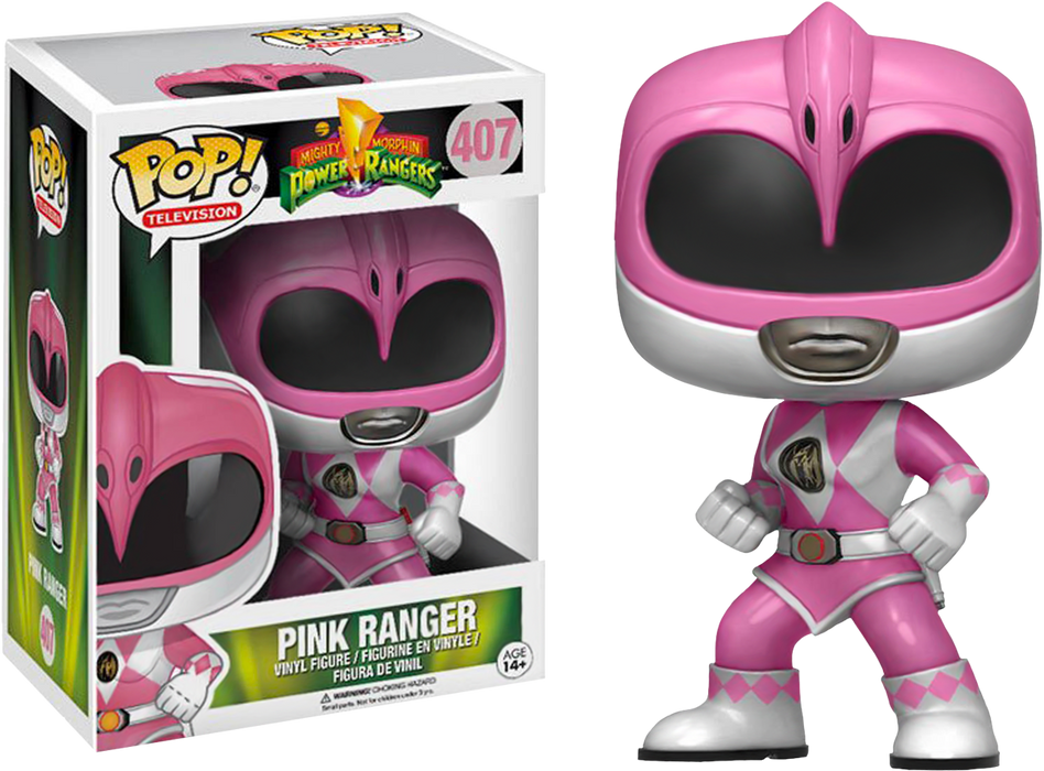 Funko Pop Power Rangers - Metallic Pink Ranger Pop! Vinyl Figure (RS)