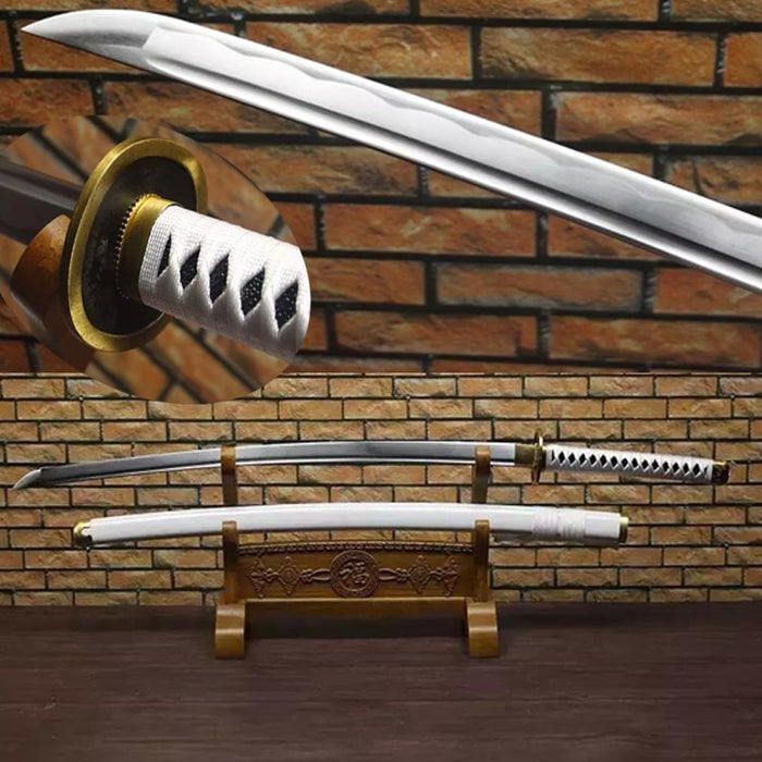 Metal Sword - One Piece Roronoa Zoro's Wado Ichimonji Sword 104cm or 130cm