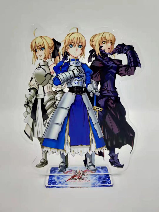 Fate/stay night Double-sided Laser Acrylic Model Desk Decoration