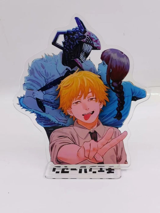Chainsaw Man Double-sided Laser Acrylic Model Desk Decoration