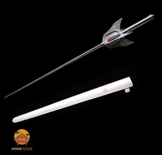 Weapon Metal Sword - RWBY White Snow Weiss Schnee Silver Myrtenaster Rapier Sword 543