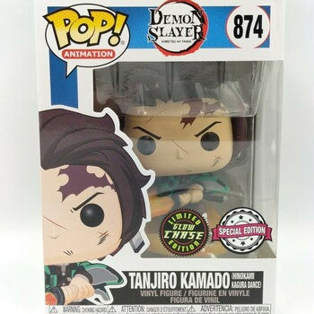 Funko Pop! Demon Slayer - Tanjiro with Flaming Blade #874 - Chase Chan