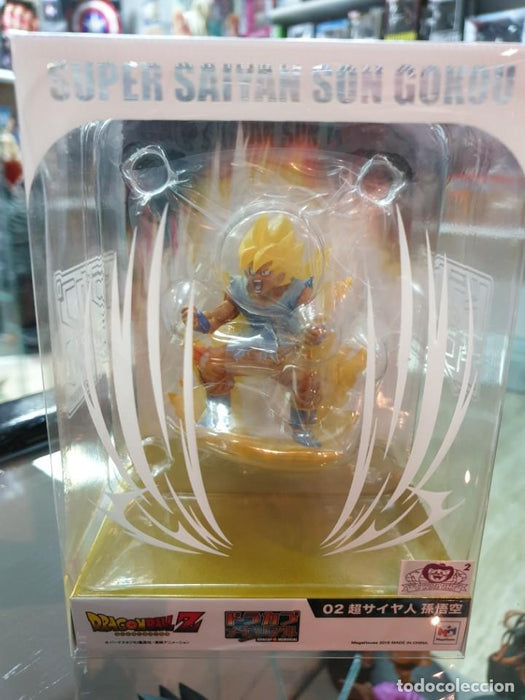 Dragonball Super Dracap Memorial 02 PVC Figur – Super Saiyajin Son Goku, Ca. 10 Cm, MegaHouse Dragonball Super Dracap Memorial 02 PVC Figur – Super Saiyajin Son Goku, Ca. 10 Cm, MegaHouse