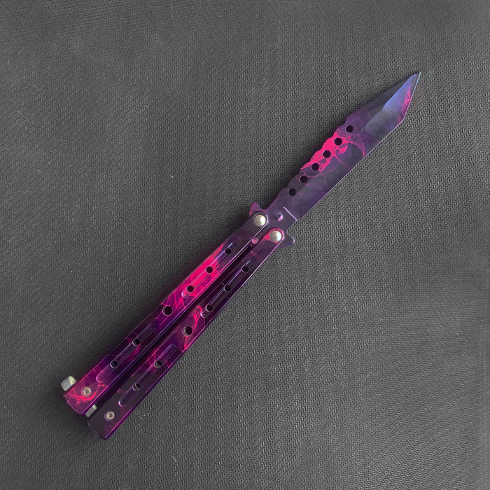 SQUARE HEAD BUTTERFLY KNIFE