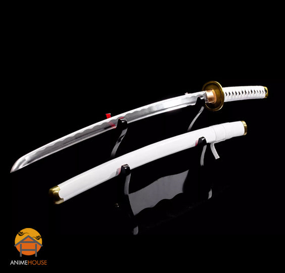 Strong 1045 Carbon Steel Hand Forged Made One Piece Roronoa Zoro sharpened Metal sword Wado Ichimonji 3603